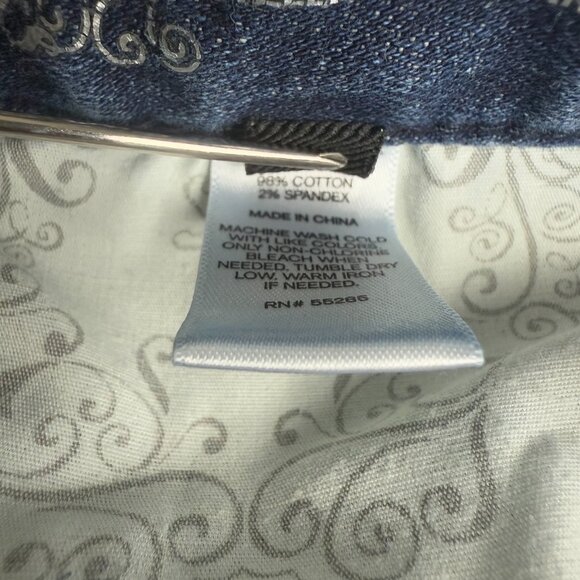 Express Jeans Womens Sz 10 Long Stella Boot Cut Low Rise Slim Fit Stretch Denim - Picture 6 of 11